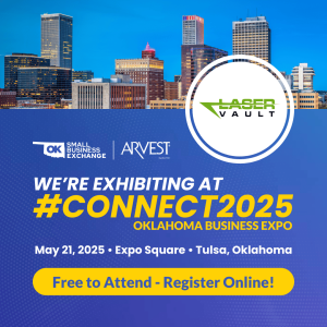 LaserVault at Connect 2025, Booth A18, Tulsa Oklahoma, May 20, 2025