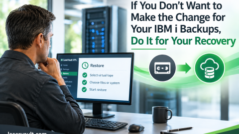 If You Don’t Want to Make the Change for Your IBM i Backups, Do It for Your Recovery. laservault.com